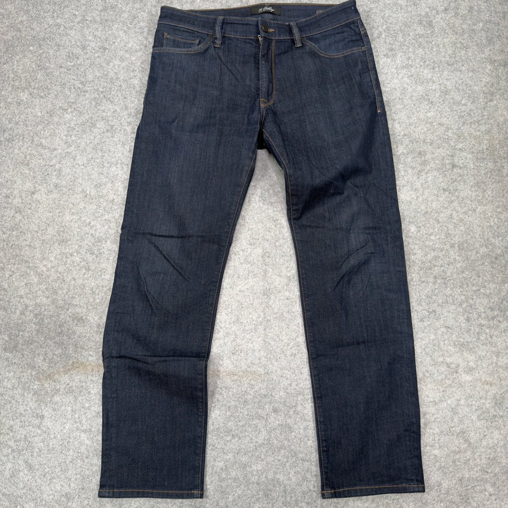34 Heritage Courage Mid-Rise Straight Leg Jeans Dark Wash Mens 33x32 R190461